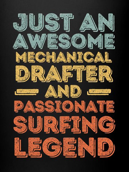 Dessinateur technique surf rétro