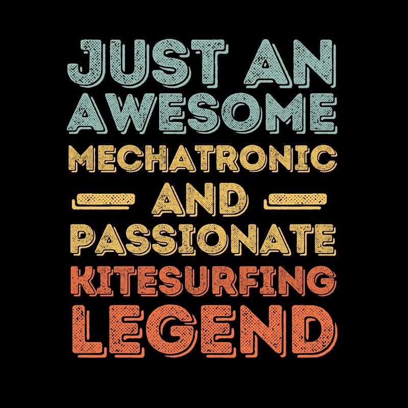 Mechatronics Technician Kitesurfing retro