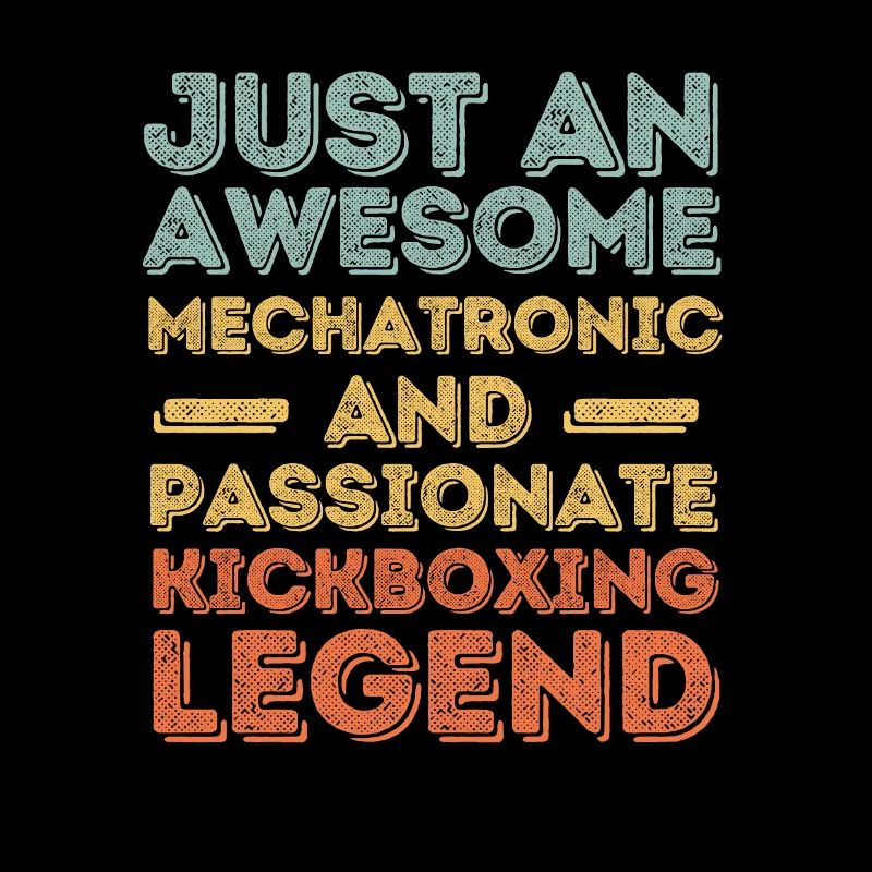 Mechatronics Technician Kickboxing retro
