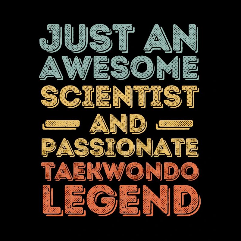 Wissenschaftler Taekwondo retro