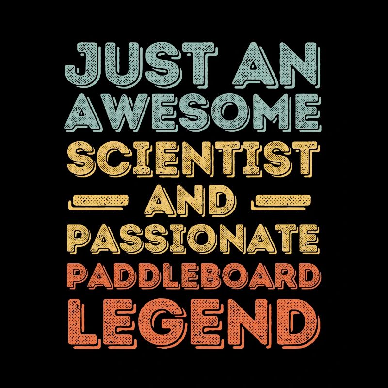 Scientist Paddleboard retro