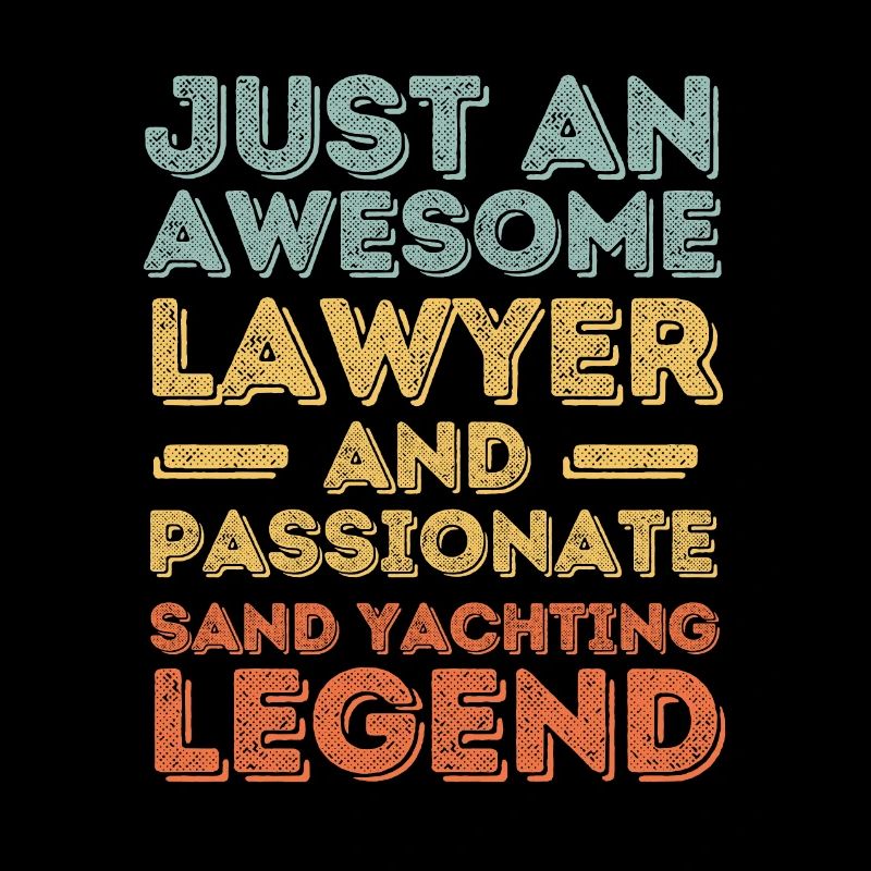 Lawyer sand yachting retro