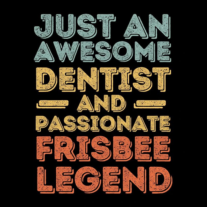 Dentist Frisbee retro