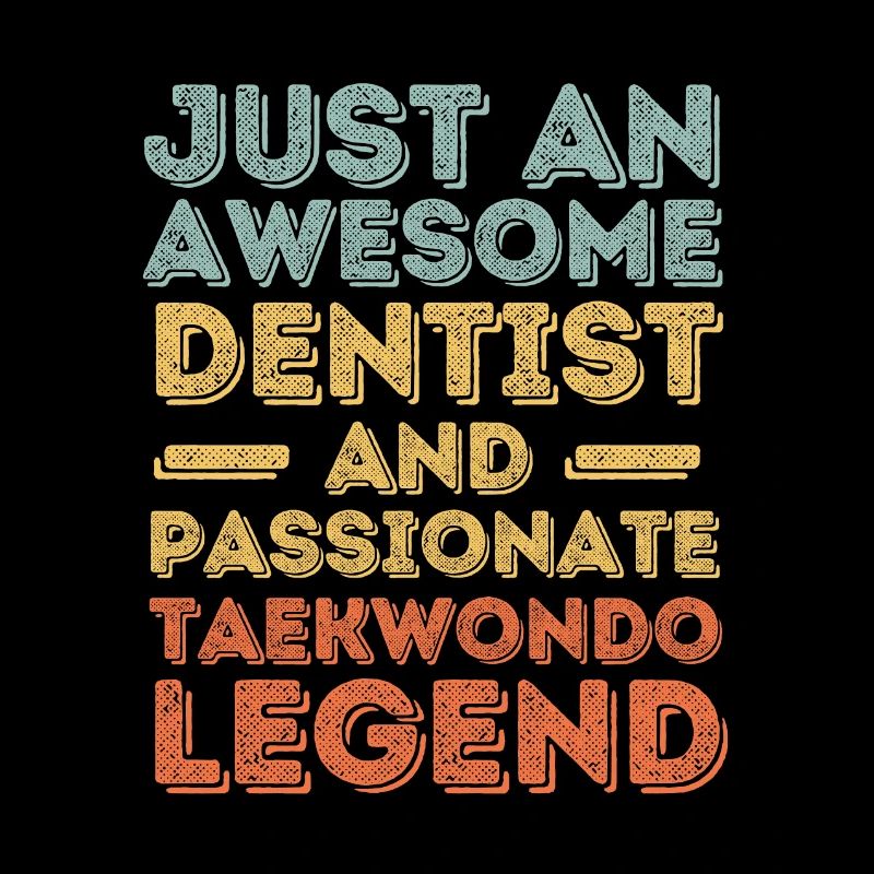 Dentist Taekwondo retro