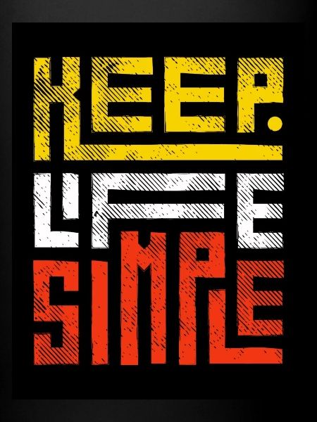 une vie simple