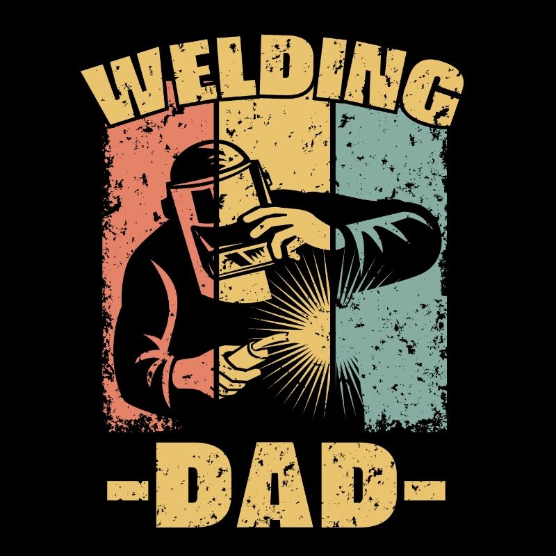 Welding dad retro