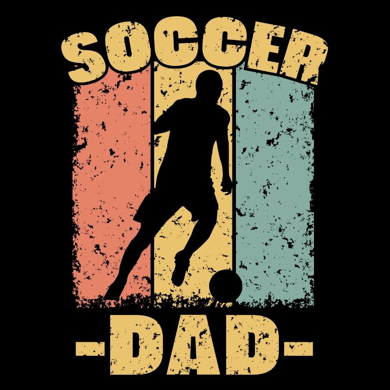 Fußball Papa retro