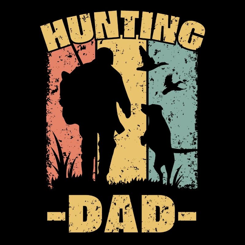 Hunting dad retro