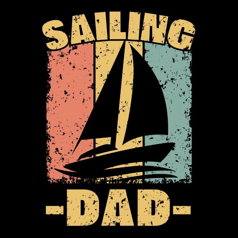 Sailing dad retro