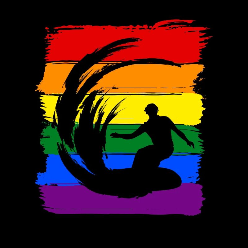 Surfer LGBT Pride