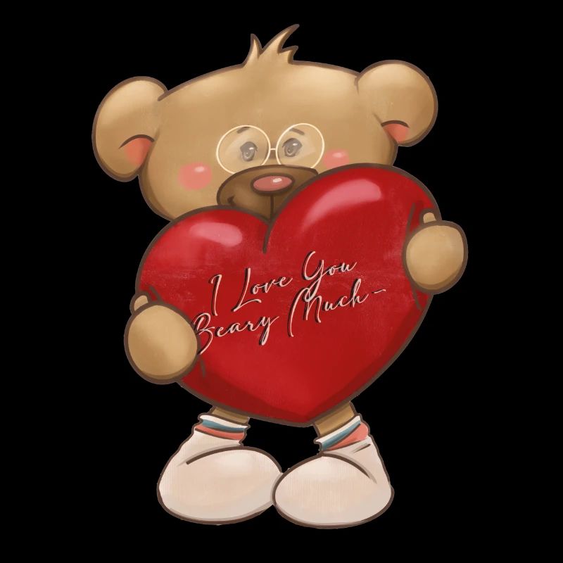 Ich liebe dich beary sehr - Valentinstag
