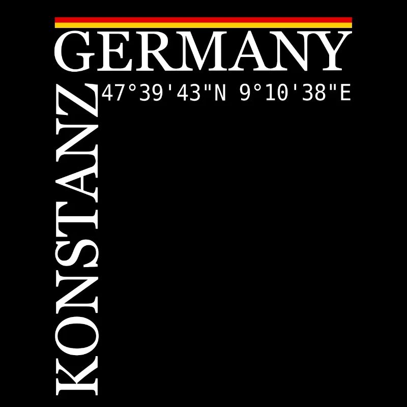 Konstanz Germany Germany coordinates white
