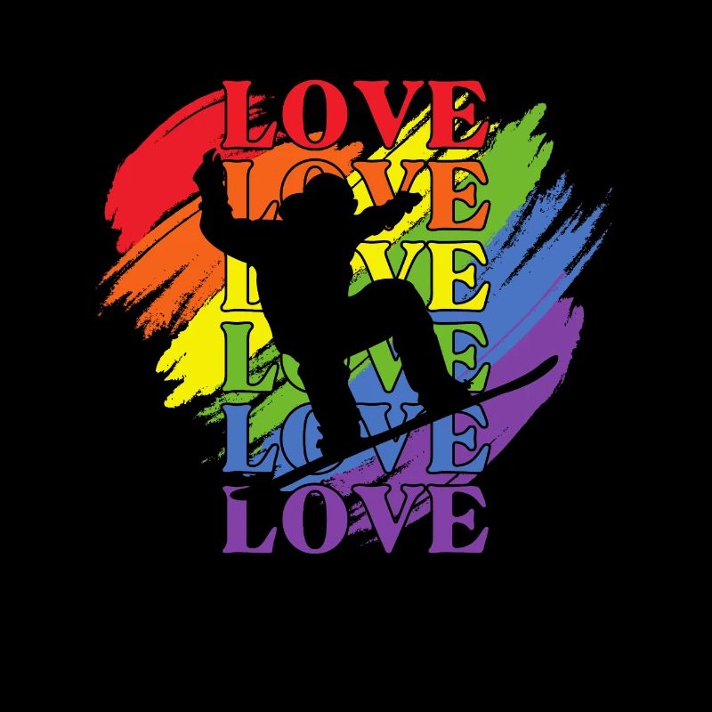 Snowboard LGBT Pride