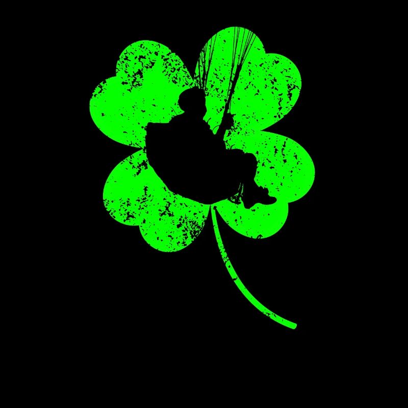 Paragliding St. Patrick's Day Kleeblatt