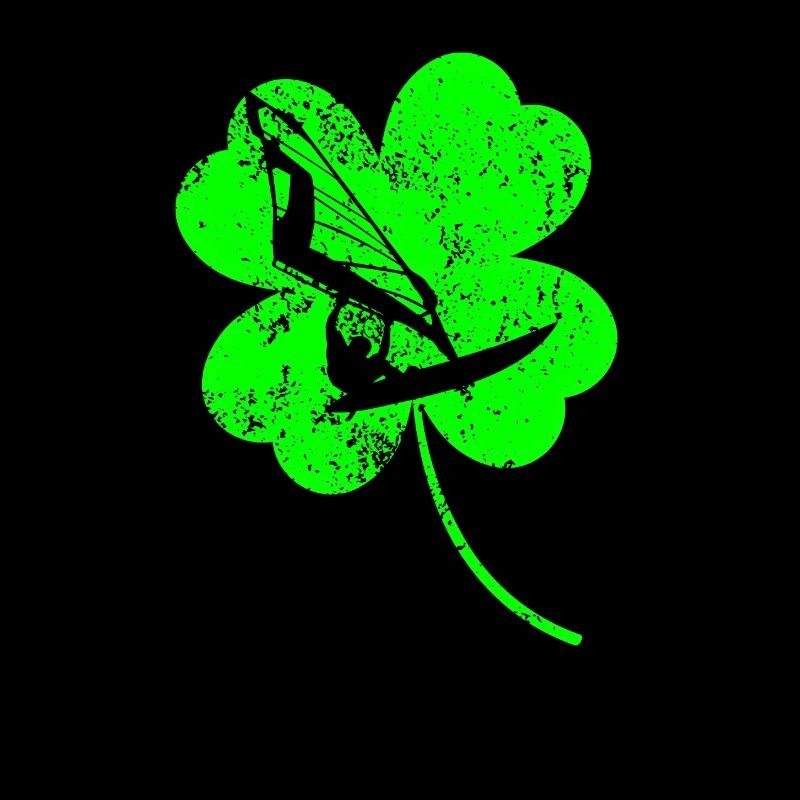Windsurfen St. Patrick's Day Kleeblatt