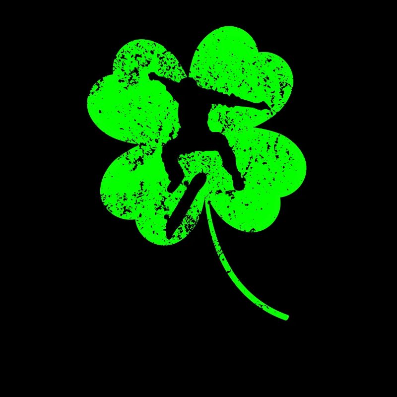 Patineur trèfle de la Saint-Patrick