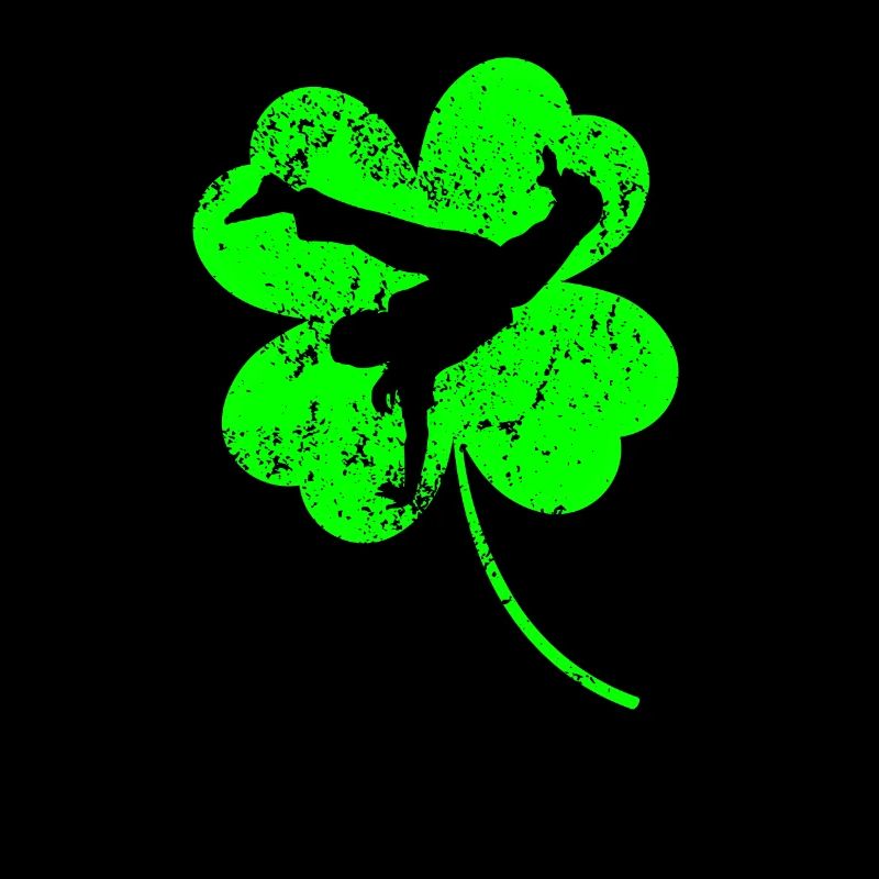 Capoeira St. Patrick's day shamrock