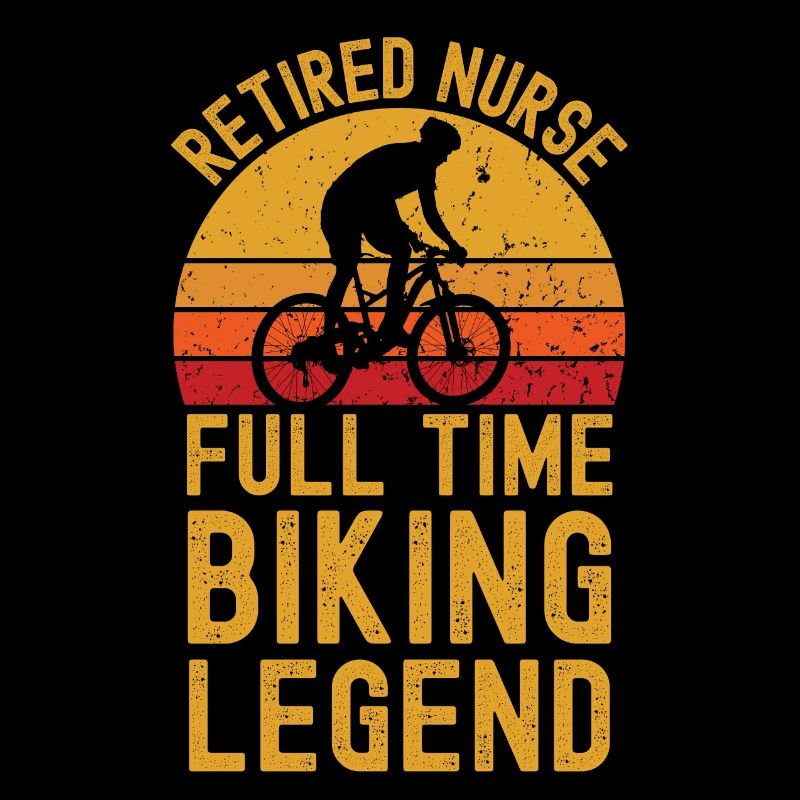 Pensionierte Krankenschwester Biking Legende