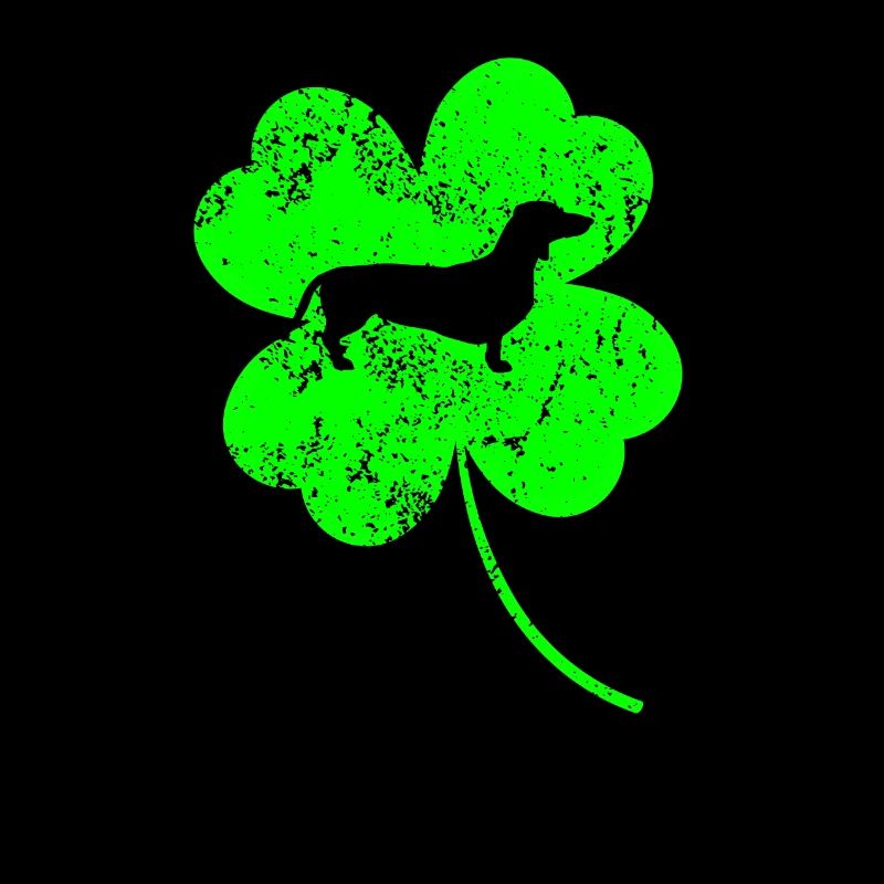 Teckel Saint-Patrick jour Trèfle
