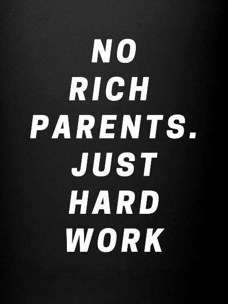 No Rich parents