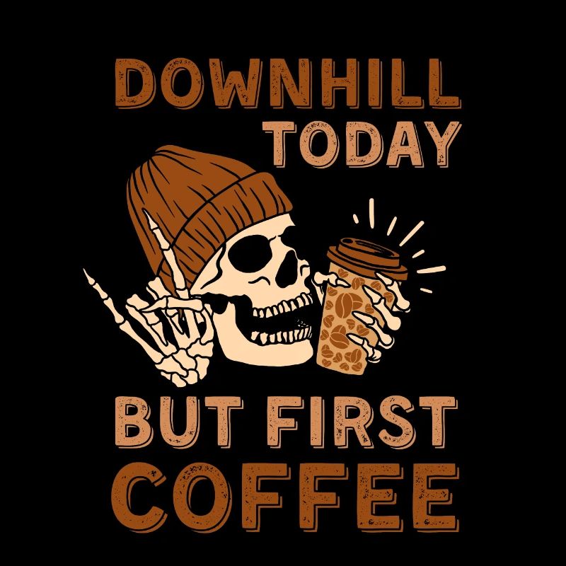 Coffee Downhill skeleton