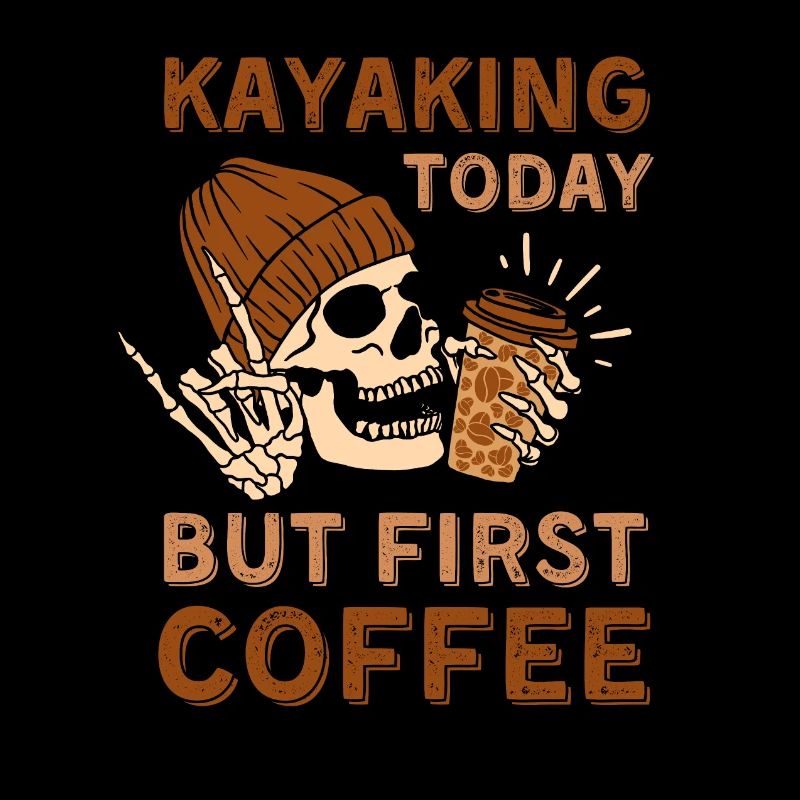 Coffee Kayaking skeleton
