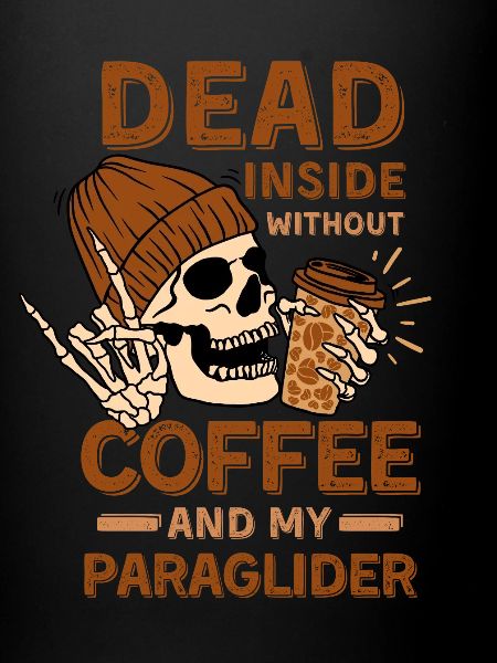 Coffee Paragliding skeleton