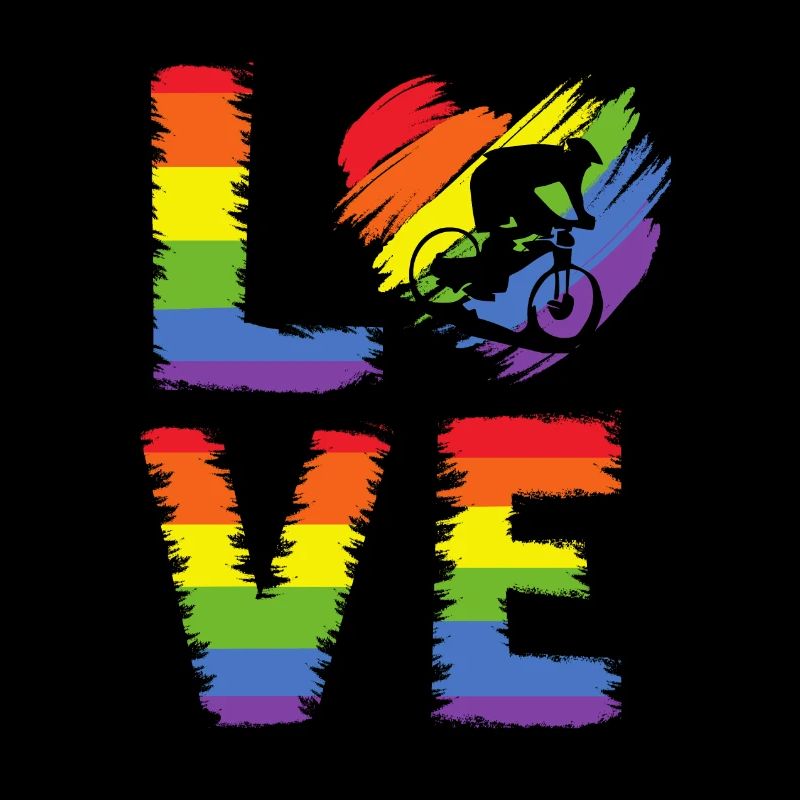 Biking LGBT Pride