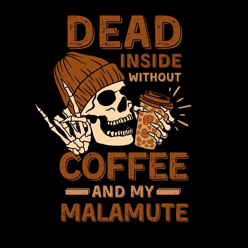 Amateur de café Malamute
