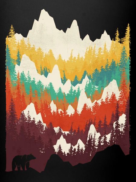 T-shirt Wilderness Bear