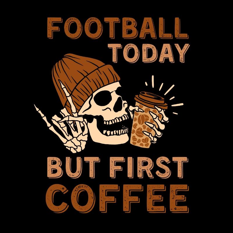 Coffee Football skeleton