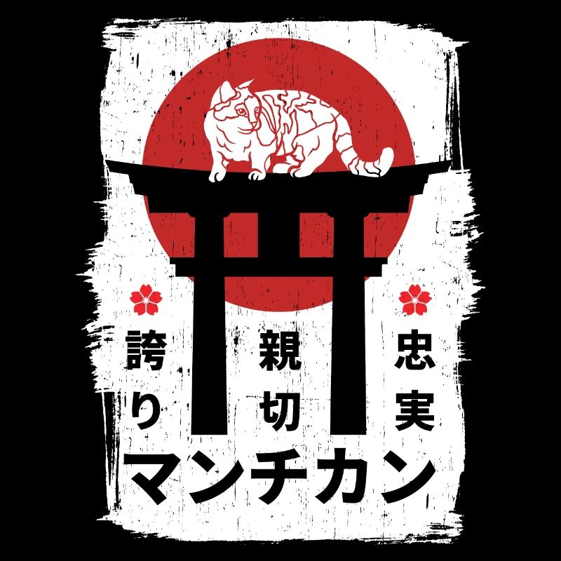 Munchkin cat Japan kanji