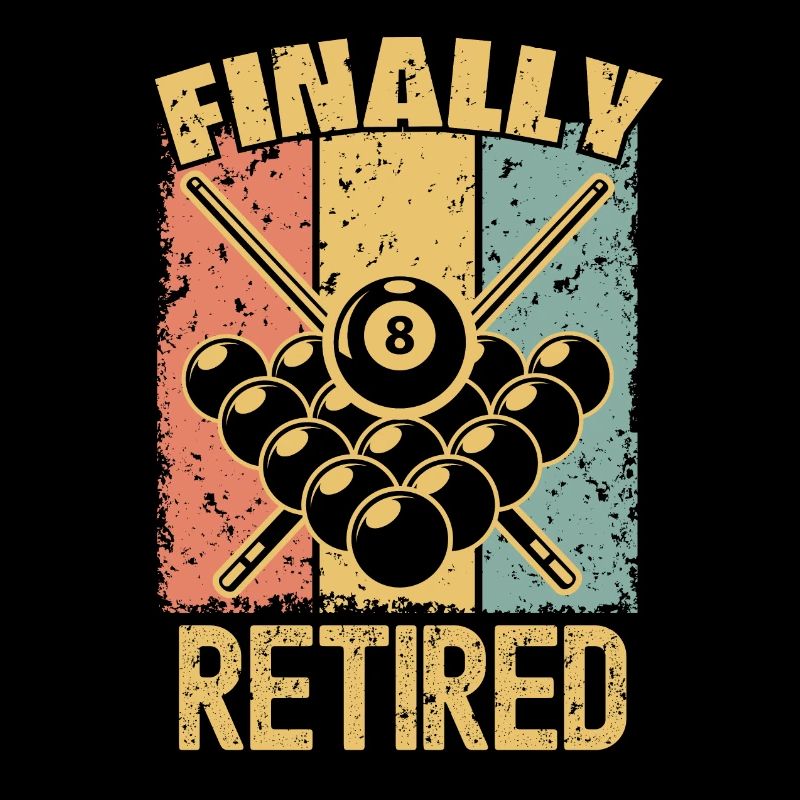 Retraite de billard rétro