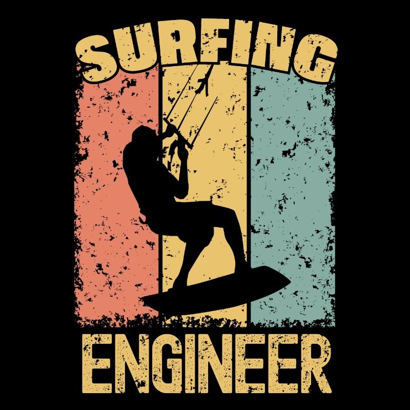 Kitesurf Ingenieur retro