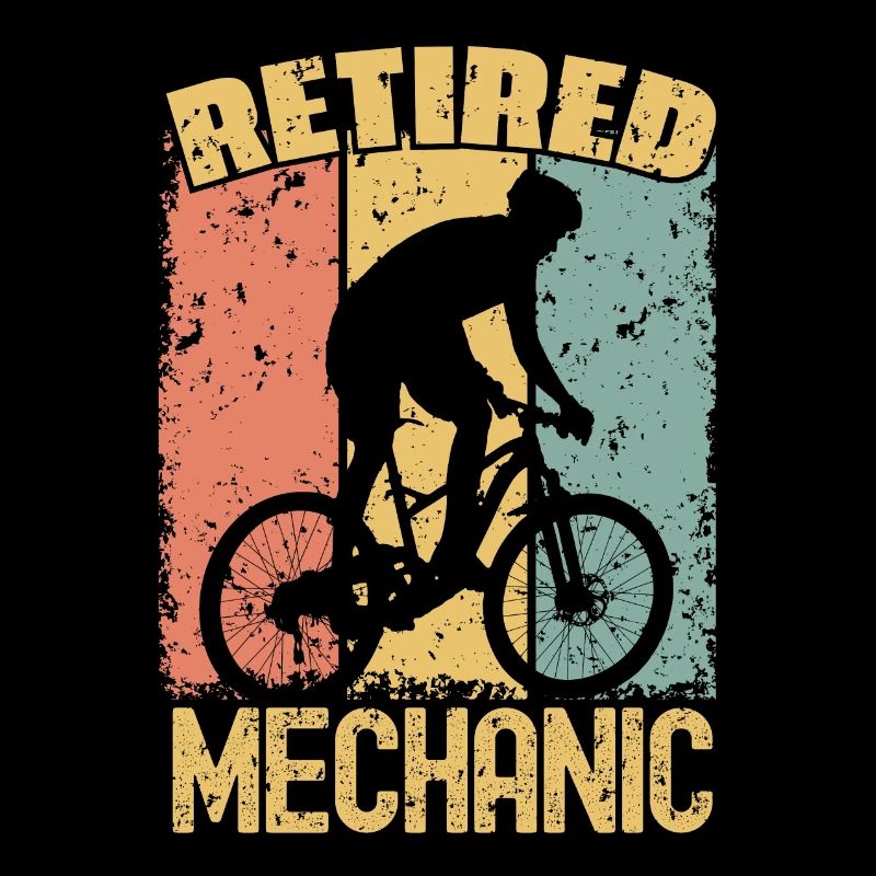 Biking retired mechanic