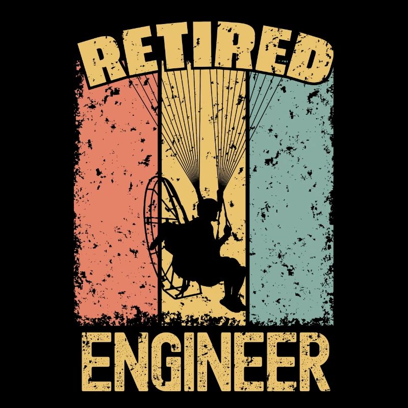 Paramoteur ingénieur à la retraite