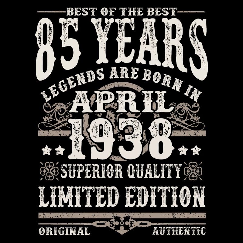 Né en avril 1938 - 85 ans