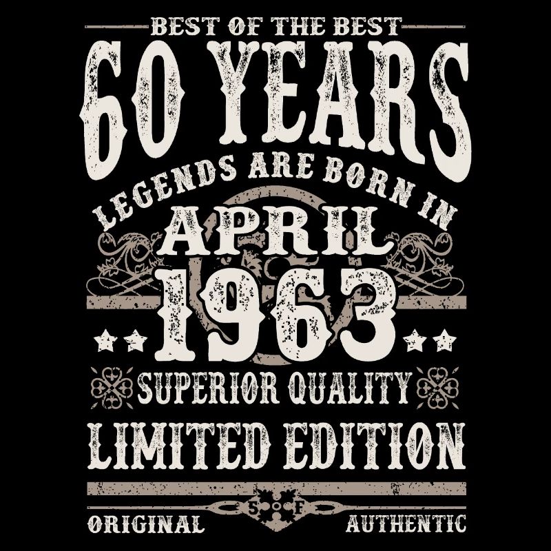 Né en avril 1963 - 60 ans