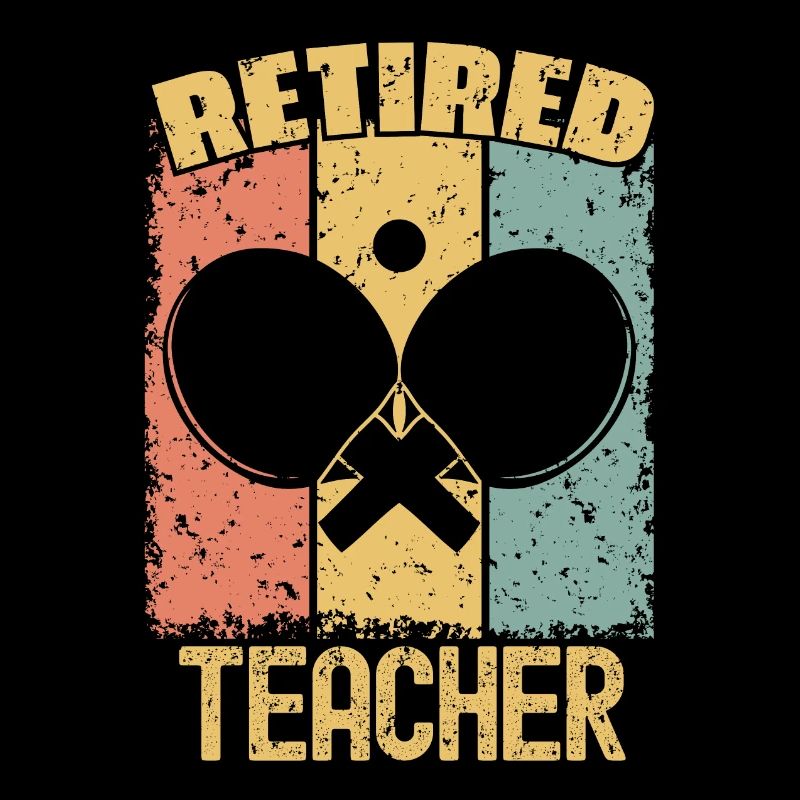 Professeur de tennis de table à la retraite