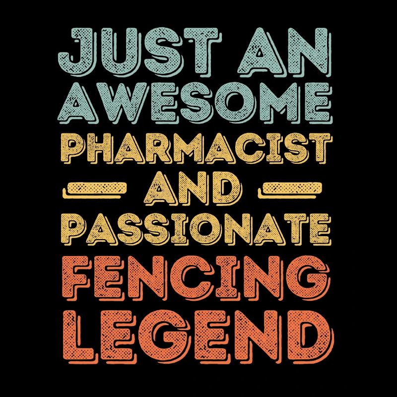 Pharmacist Fencing legend retro