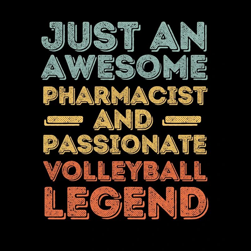 Pharmacien Volleyball légende rétro
