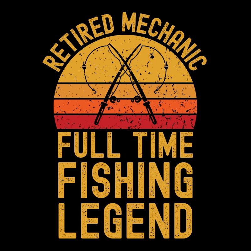 Mécanicien légende de la pêche à la retraite