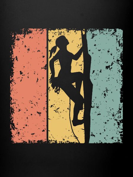 Femmes Escalade rétro