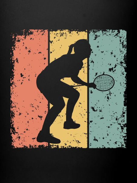 Femmes Badminton rétro