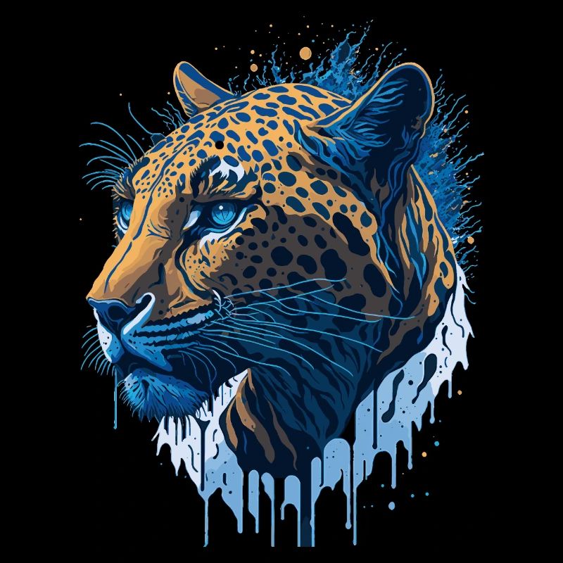 Leopard Raubkatze Illustration