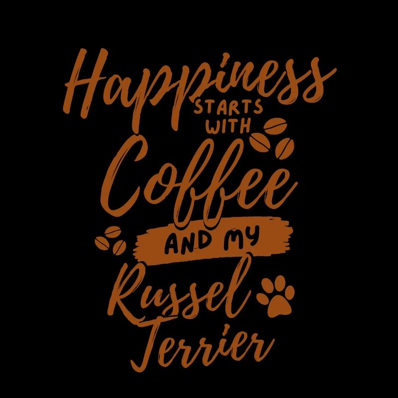 Amateur de café Russel-terrier