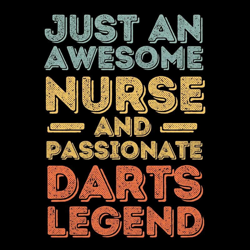 Krankenschwester Darts Legende retro