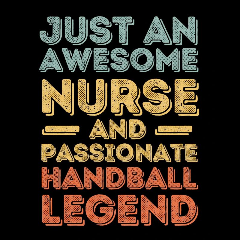 Krankenschwester Handball Legende retro