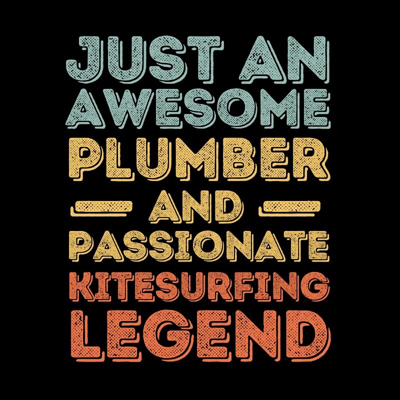 Plumber Kitesurfing legend retro