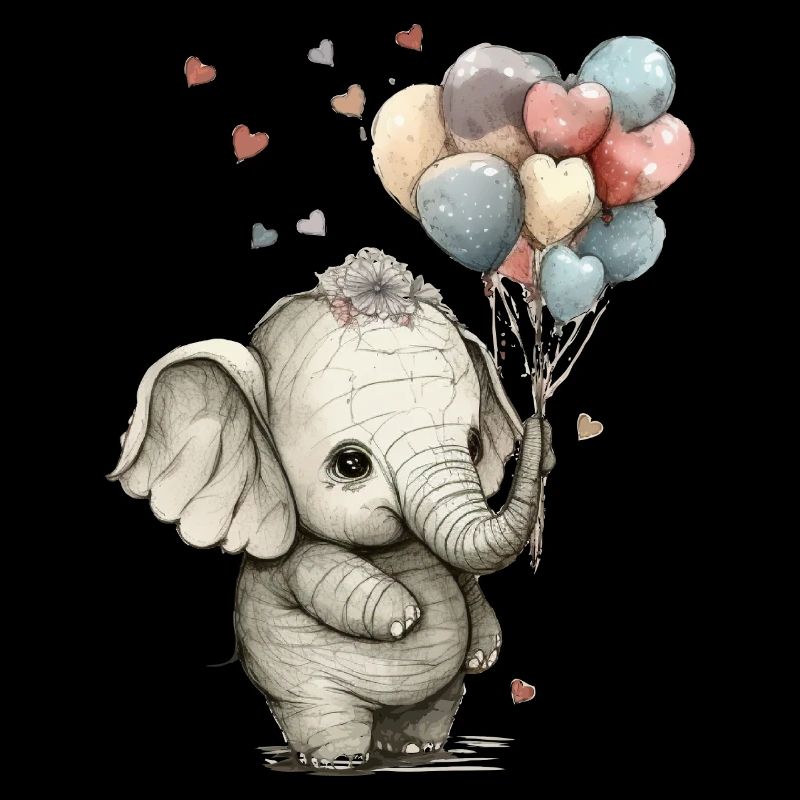 Éléphant mignon